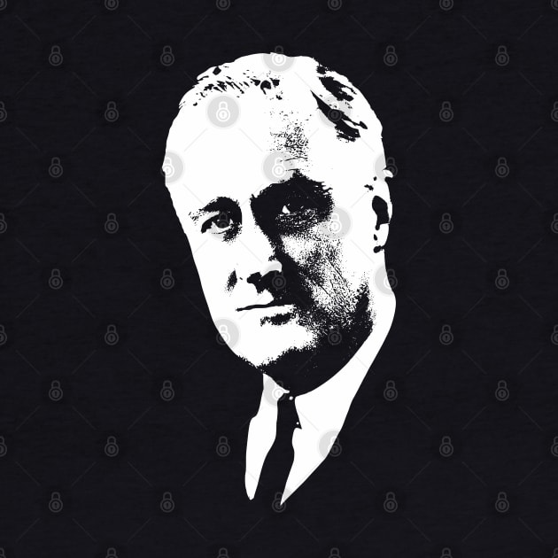 Franklin D. Roosevelt Minimalistic Pop Art by Nerd_art